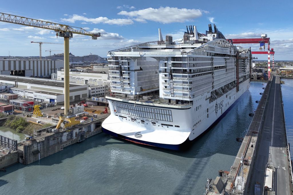 MSC World Atlantic: Float out at Chantiers de l'Atlantique, Saint-Nazaire, September 2026