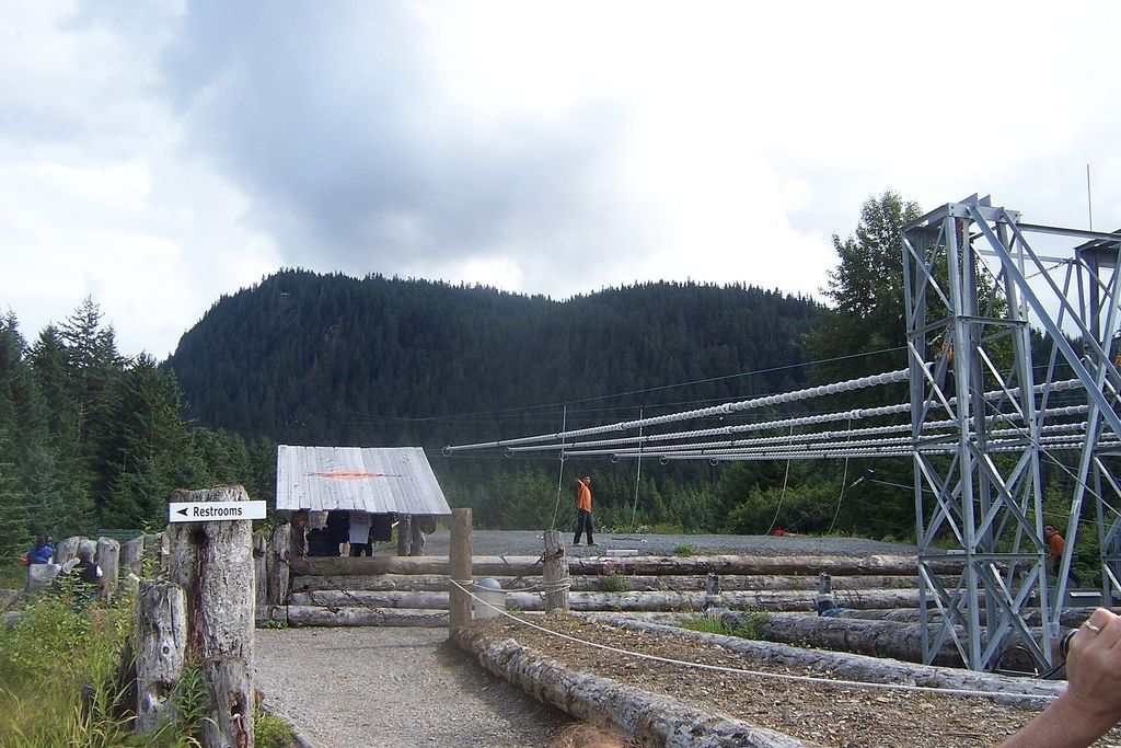 Icy Strait Point (Hoonah): The ZipRider zip line