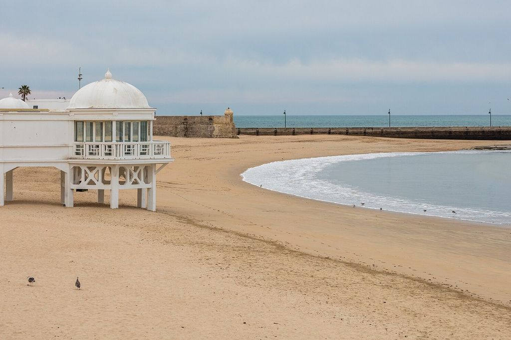 Cádiz: La playa de La Caleta