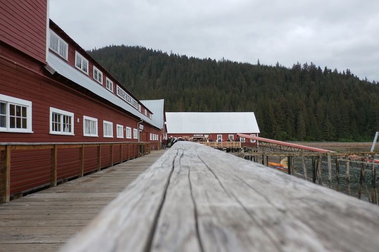 Icy Strait Point (Hoonah): The restored cannery on the waterfront at Icy Strait Point