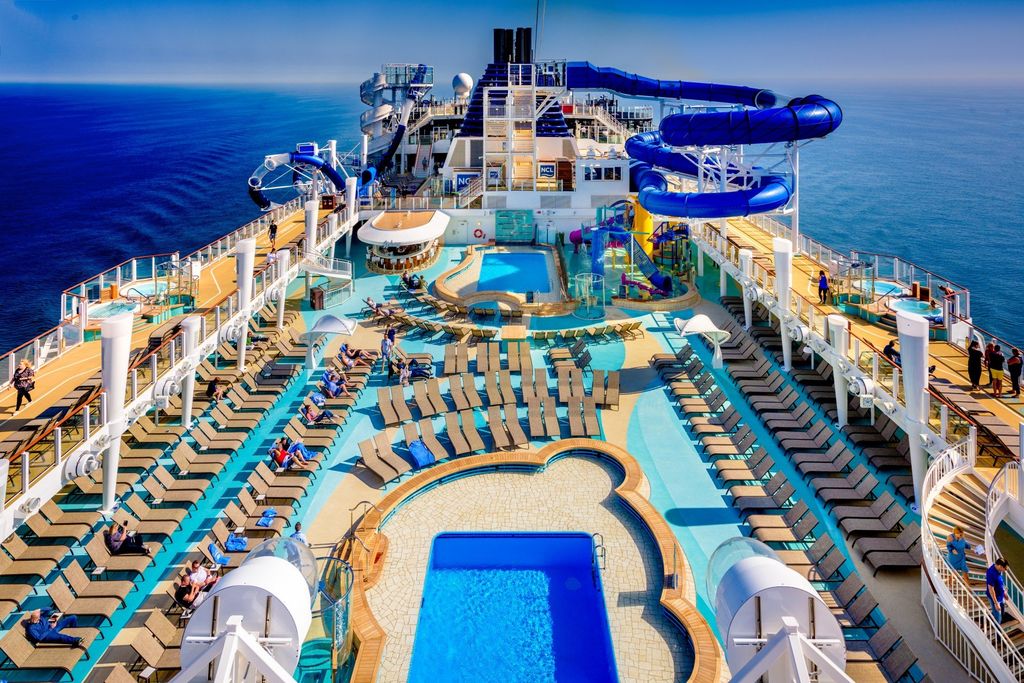 Norwegian Bliss: Cubierta de piscinas