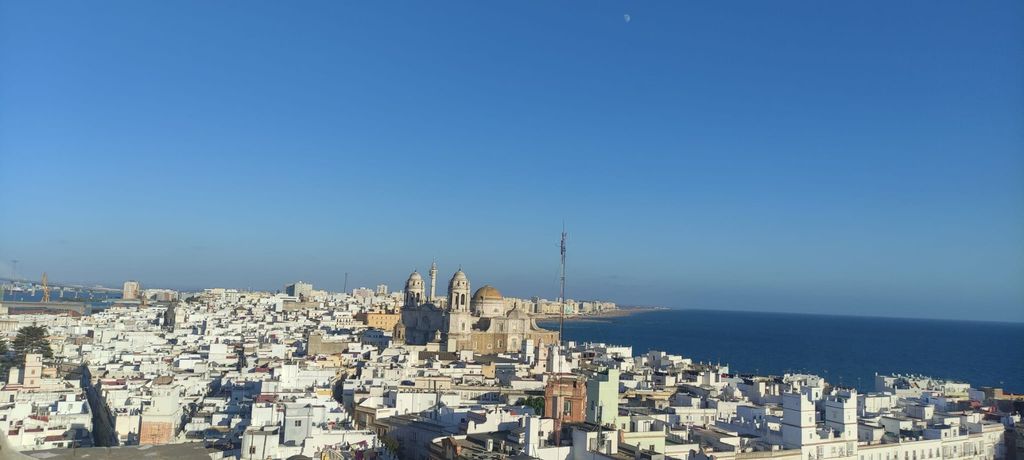 Casco antiguo de Cádiz: El casco antiguo desde la Torre Tavira