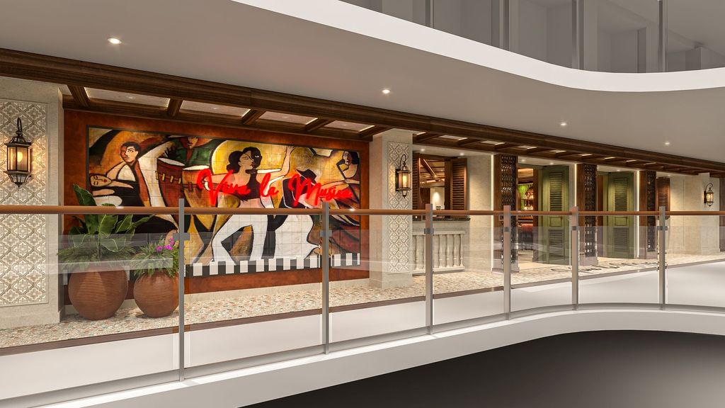 MSC World Atlantic: Viva La Musica, the new Latin lounge bar (rendering)