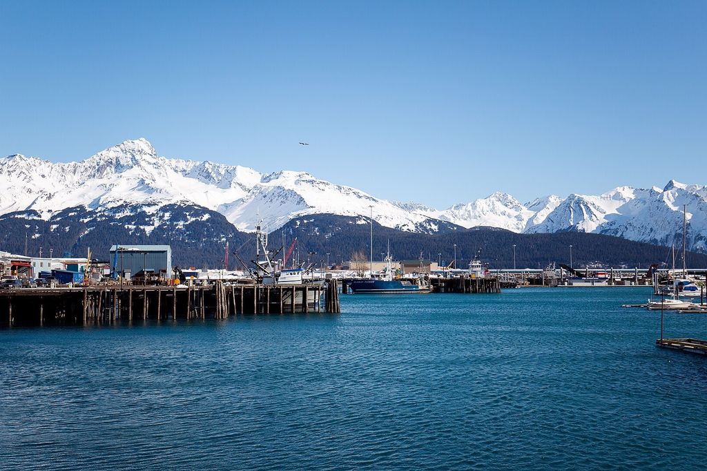 Anchorage (Seward): The Seward waterfront on Resurrection Bay